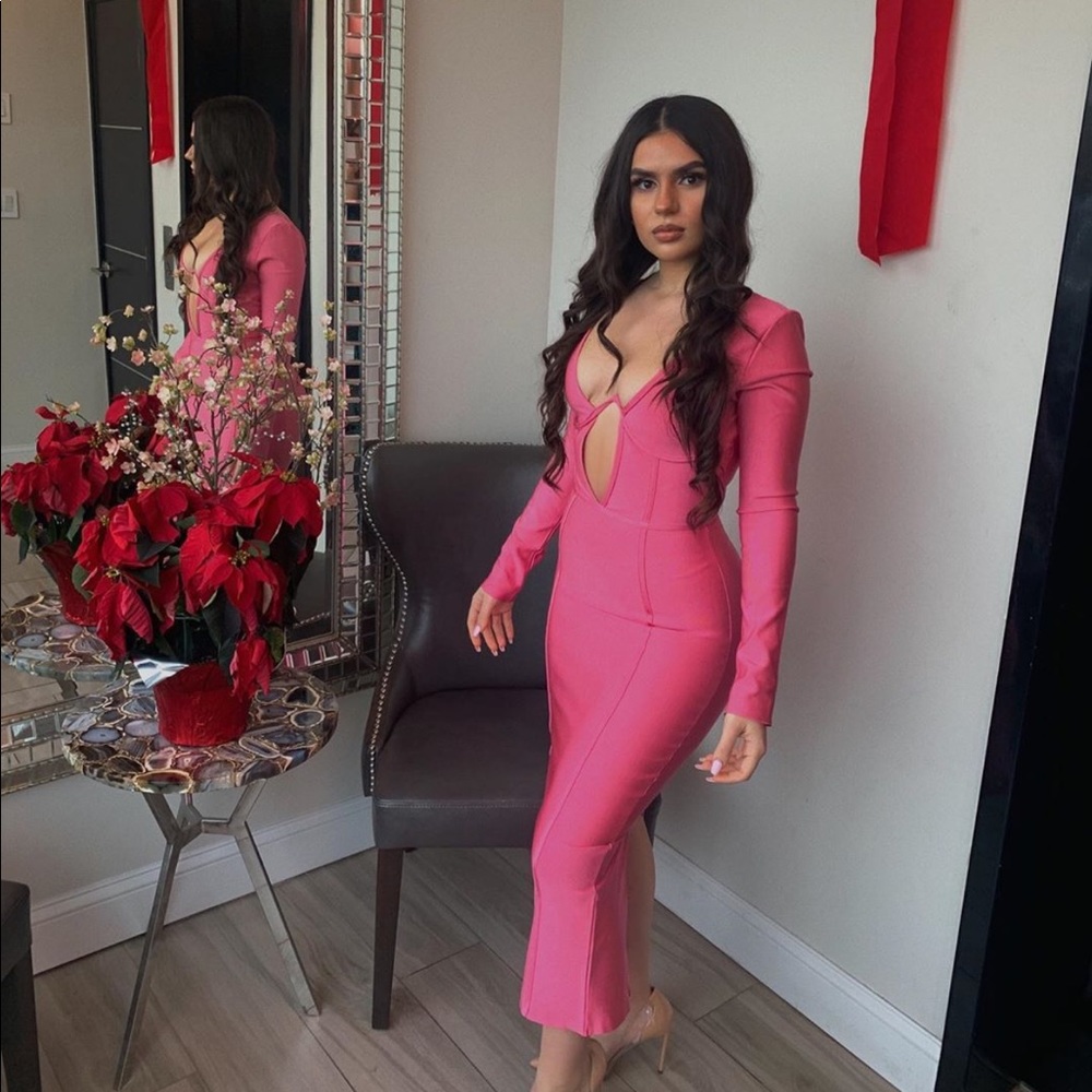 Pink dress